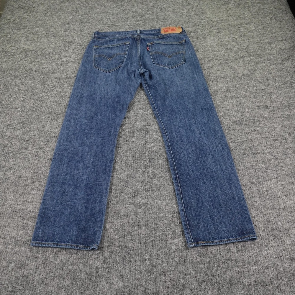 Levis 501XX Jeans Mens 34x30 Straight Leg Button Fly Classic Denim (32x27.5) - Picture 2 of 13